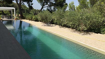 Piscine en béton armé de 16.00m x 3.00m