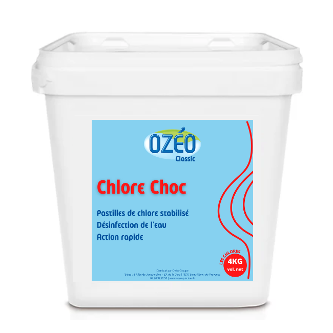 Chlore Choc Pastilles Ozéo Classic