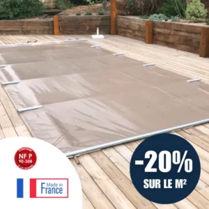Promotion bâche à barres piscine